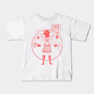 Minotaur Of Mars ( Tuff Guy No.4 ) Kids T-Shirt